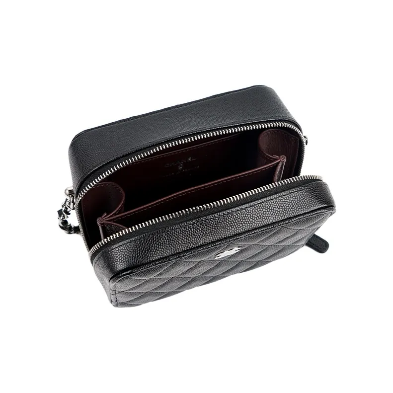 CHANEL Camera Mini Bag Black-4