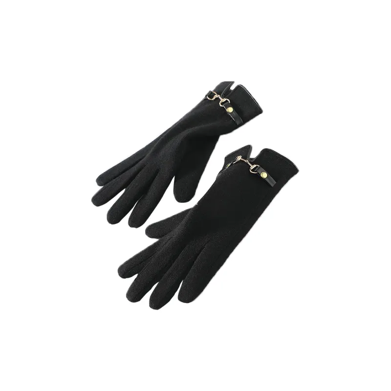 XNKW Polyester Knit Gloves Women's-1