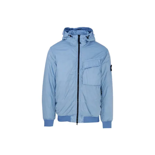 STONE ISLAND Jackets Men Light Blue