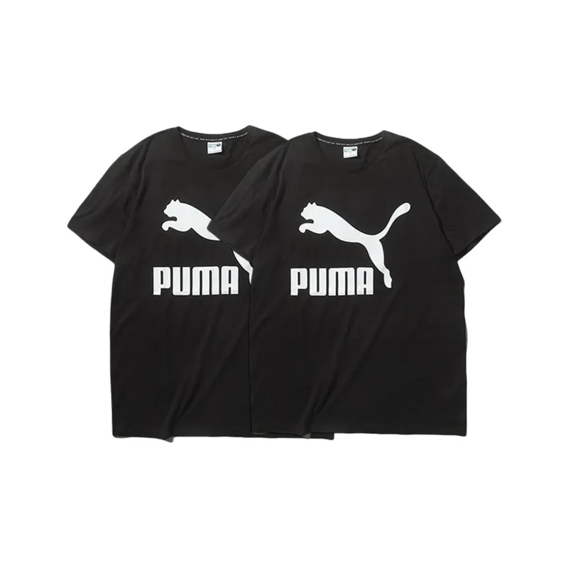 PUMA T Shirt Men's 2 Pack Black-0