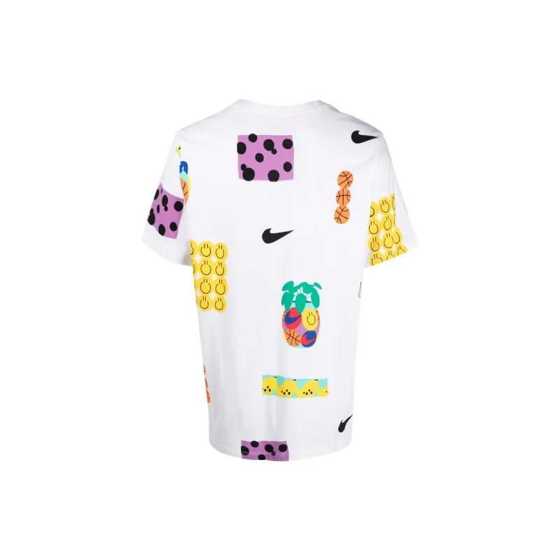 Nike T Shirts Men White-1