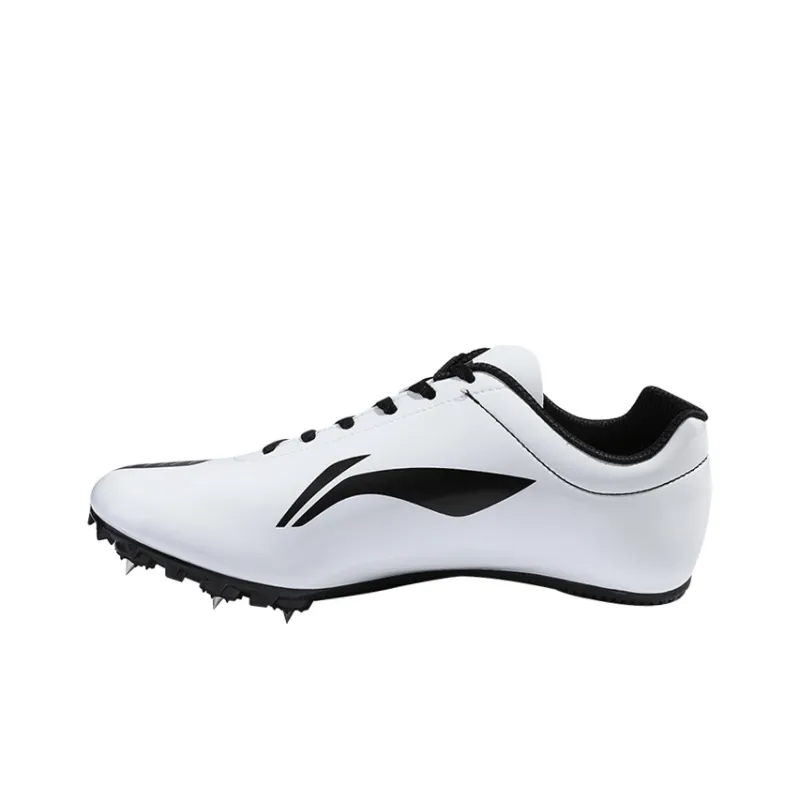 LiNing Slip Resistant And Abrasion Resistant Coverage Low Top Running Shoes Unisex Black White-1