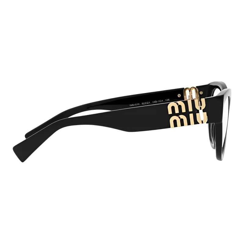 MIU MIU Logo plaque Round frame Glasses-3