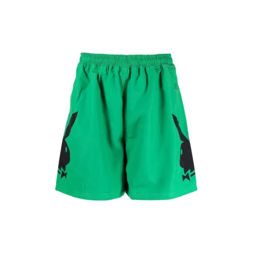 PLEASURES Casual Shorts Men Green