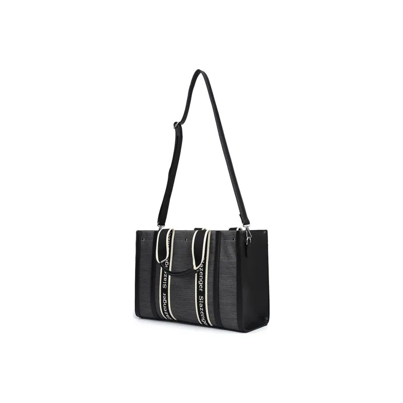 Slazenger Canvas With PU Canvas Bag Combo Bag Tote Tote Bag Shopping Bag Crossbody Handbag Regular Unisex Multicolor-3