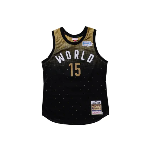 Mitchell Ness Basketball Jerseys Unisex Black/Gold