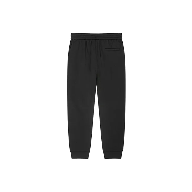 DAVID NAMAN FW22 Thickened Casual Pants Men's Black-1