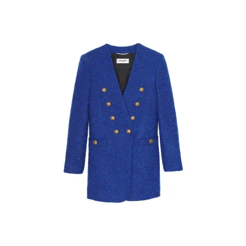 SAINT LAURENT Jackets Women's Blue