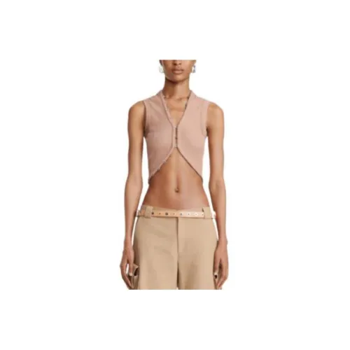 DION LEE Vests Unisex Camel