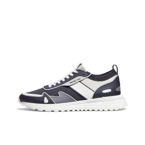 MICHAEL KORS Miles Low-Top Casual Shoes Men's Navy Blue White