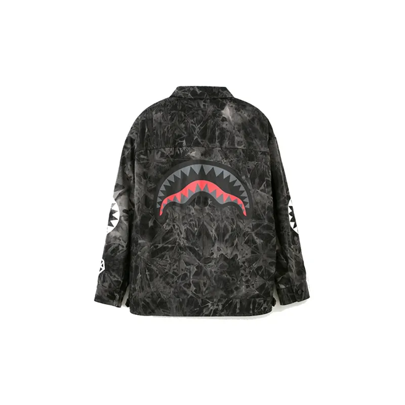 SPRAYGROUND Denim Jackets Men Black-1