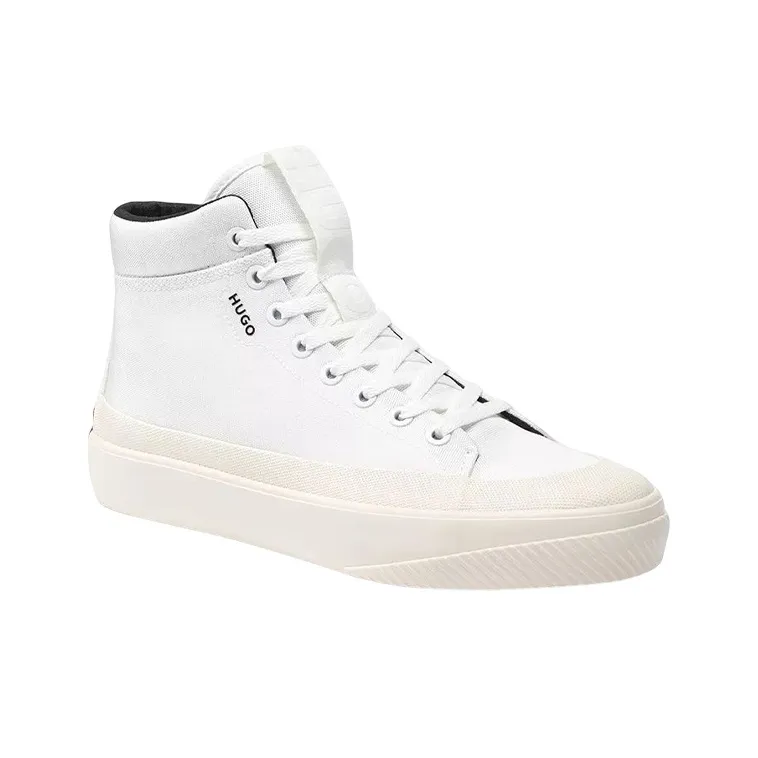 HUGO BOSS High-Top Stylish Skateboarding Shoes Men's White-2