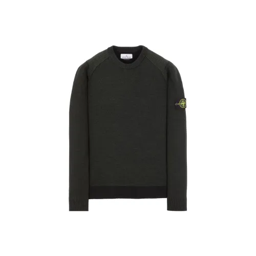 STONE ISLAND Sweaters Men Dark Green