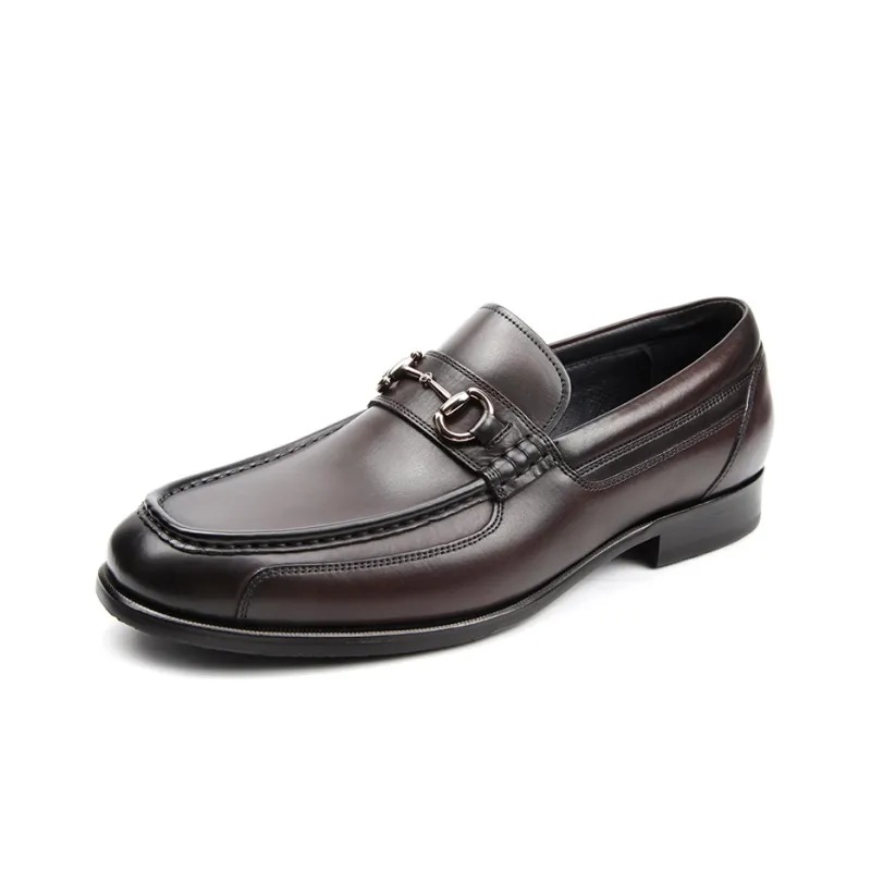 Satchi Dress Shoes Men Low Top Coffee-1