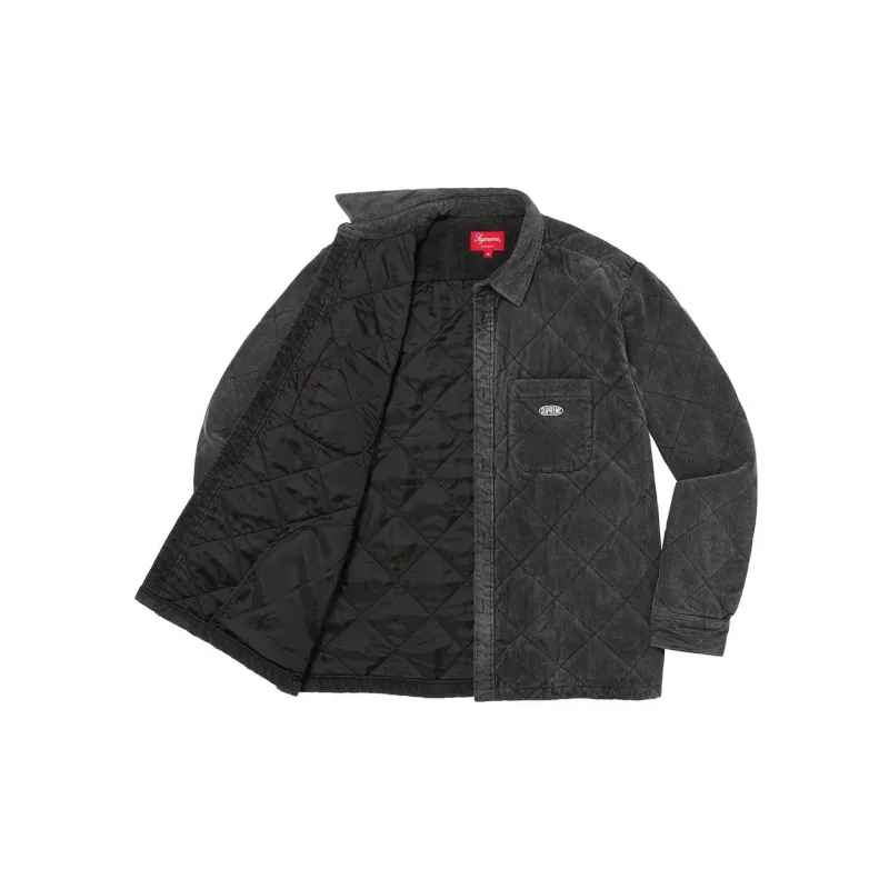 Supreme Quilted Corduroy Shirt-1