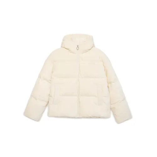 Palladium Down Jackets Women's White Sand