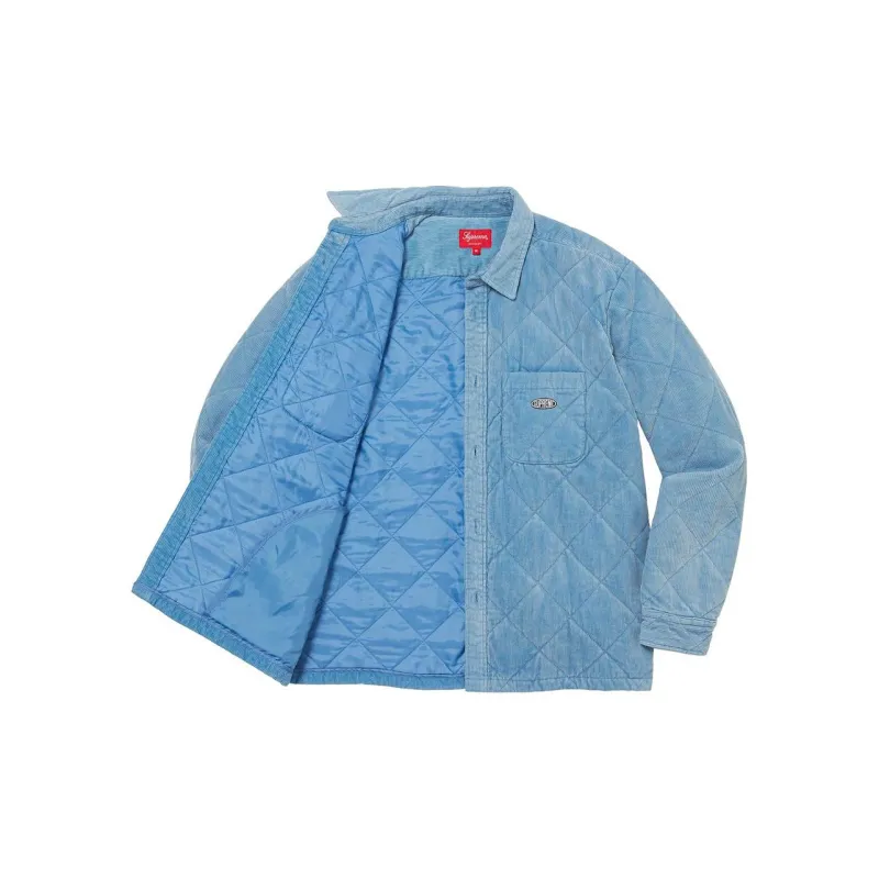 Supreme Quilted Corduroy Shirt-4