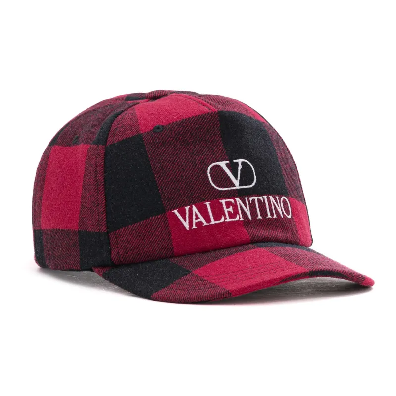 Valentino Baseball Caps Men Red/Black-1