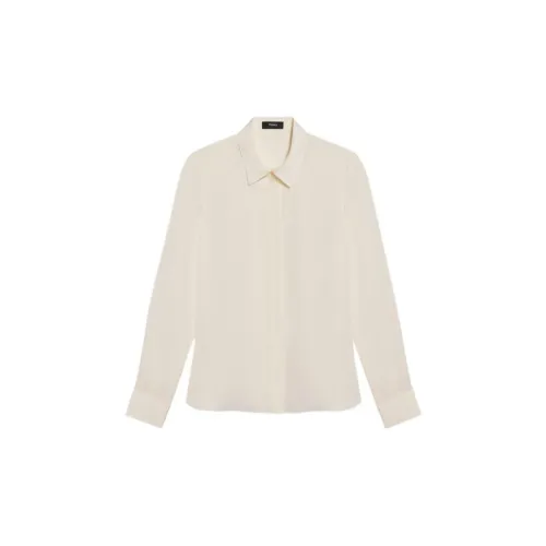 THEORY Shirts Women's Ivory White