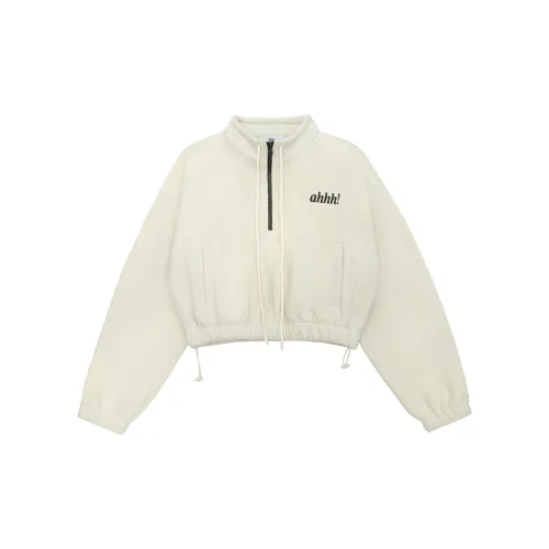 Ahhhing Sweatshirts Women's Off White