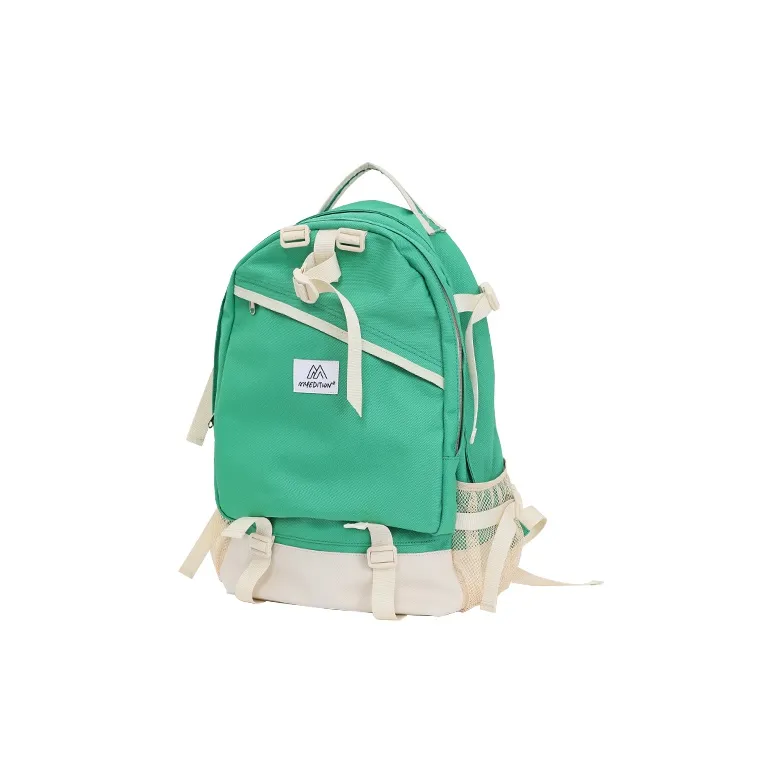 MYEDITION 22L Gym Bag Students Backpack Travel Backpack Outdoor Bag Abrasion Resistant Oxford Green Unisex-0