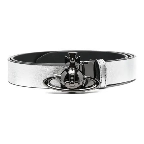 Vivienne Westwood Leather Belts Women's Silver