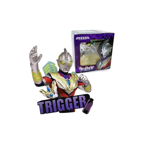 BANDAI Ultraman Zero Ultraman Collection Ultraman Trigger Half Bust Statue Assembled Models
