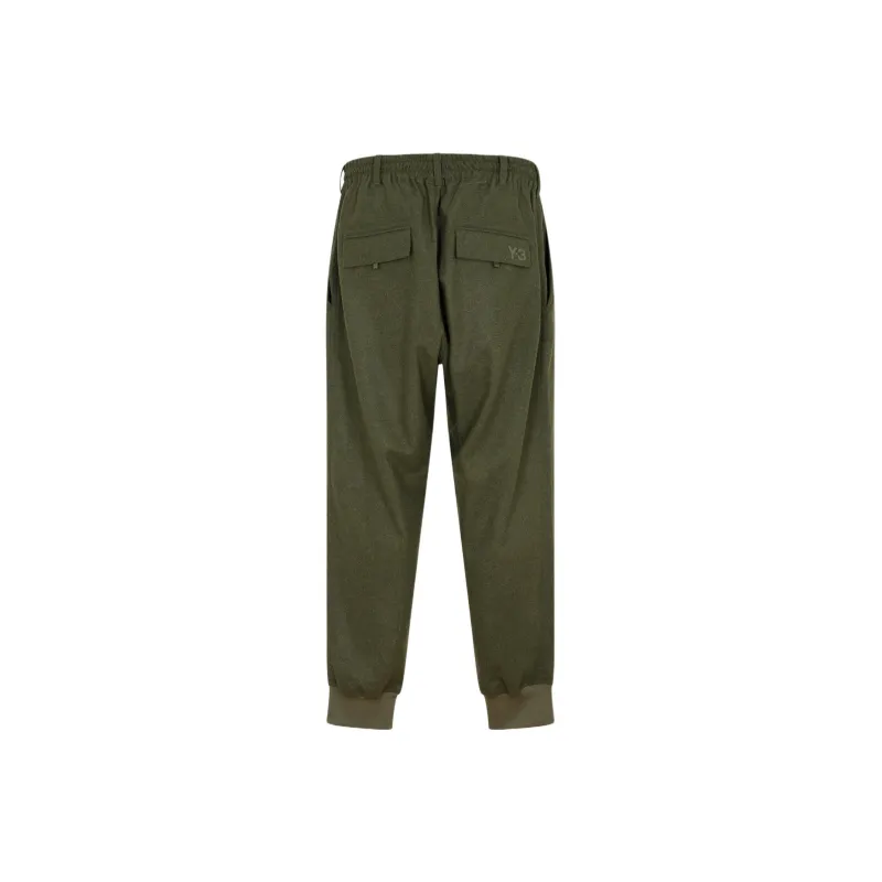 Y 3 Knitted Sweatpants Men Green-1