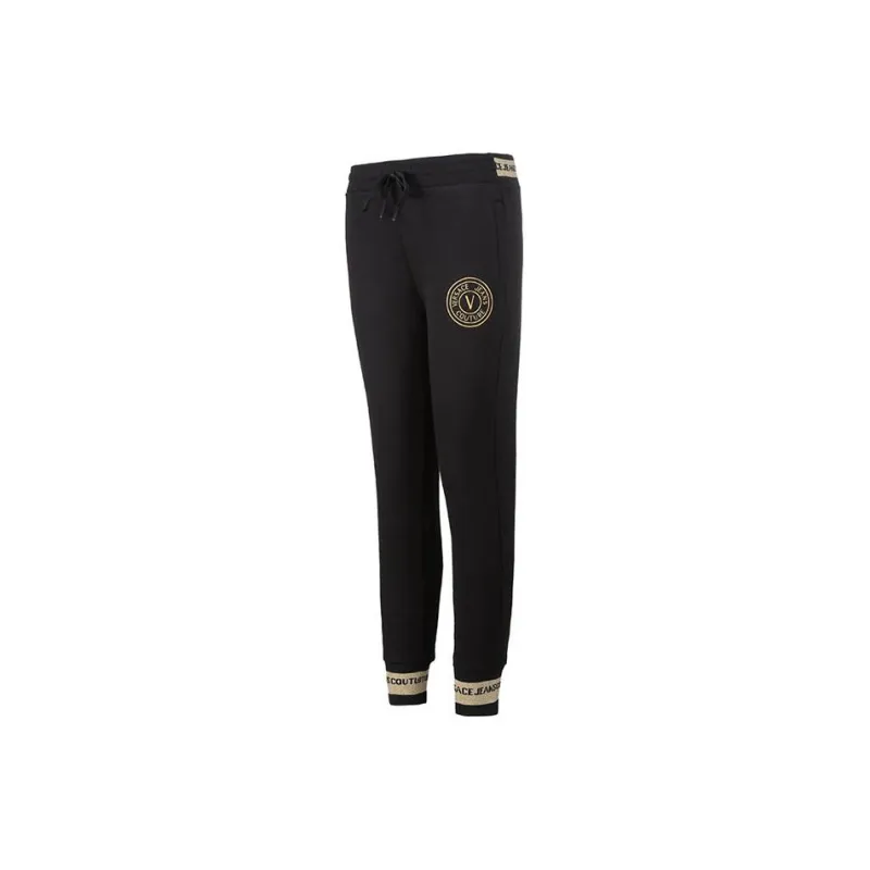 VERSACE JEANS COUTURE FW22 Sports Pants Women's Black Gold-2