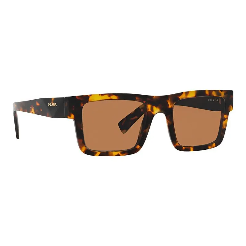 PRADA Tortoiseshell-effect Square-frame Sunglasses-1