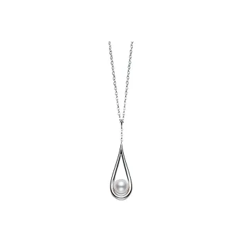 MIKIMOTO 925 Sterling Silver Necklaces Women's