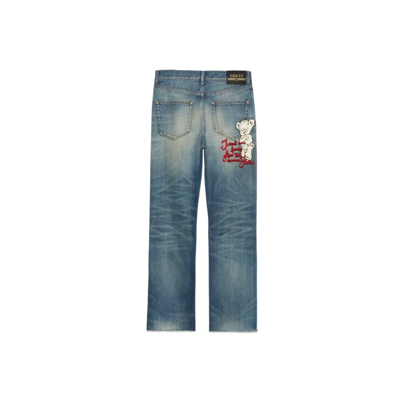 GUCCI Jeans Men Denim Blue-1