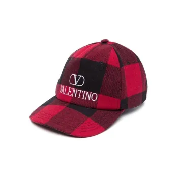 Valentino Baseball Caps Men Red/Black