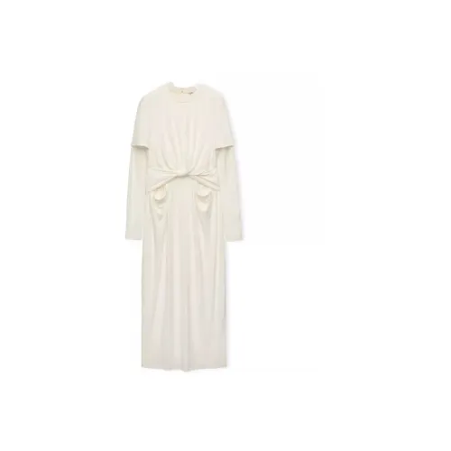 LOEWE SS23 Long-Sleeved Dresses Women's White