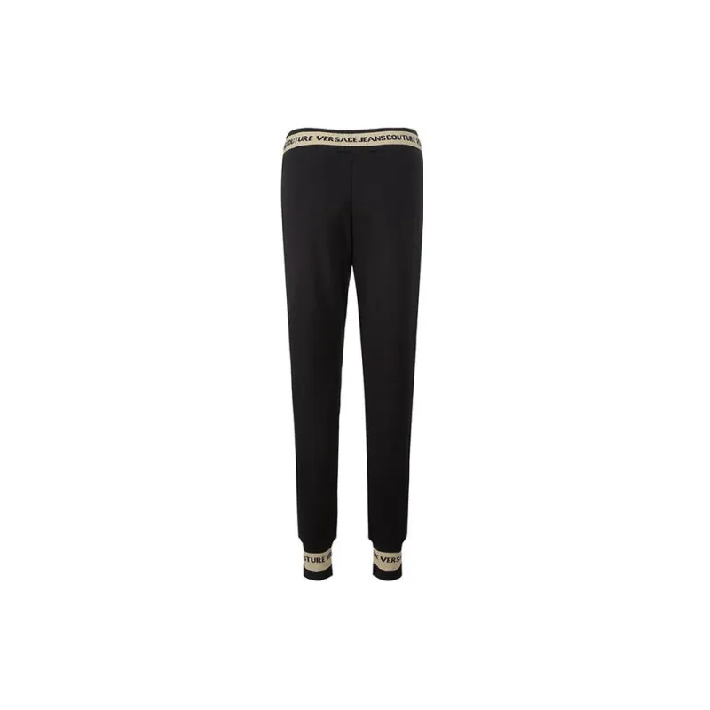 VERSACE JEANS COUTURE FW22 Sports Pants Women's Black Gold-1