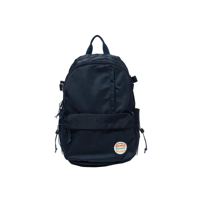 SHUNYIDE Nylon Backpack Regular Unisex Oxygen Girlish Yellow/Dark Cool Navy/Oat Haze Gray-4