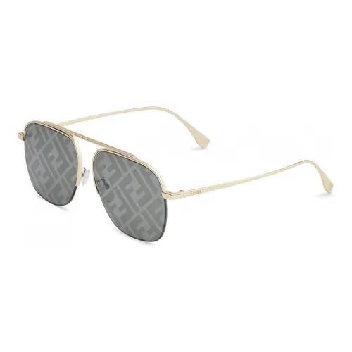 FENDI Sunglasses Men Gold