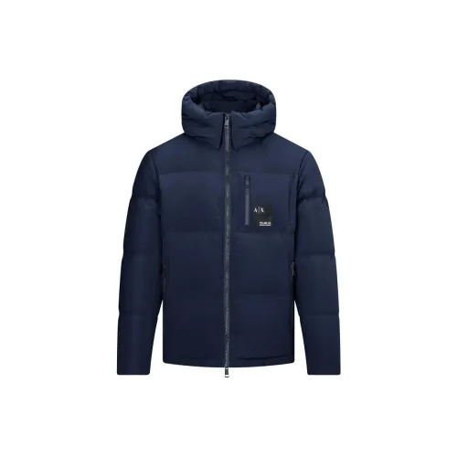 ARMANI EXCHANGE Down Jackets Men Marine Blue