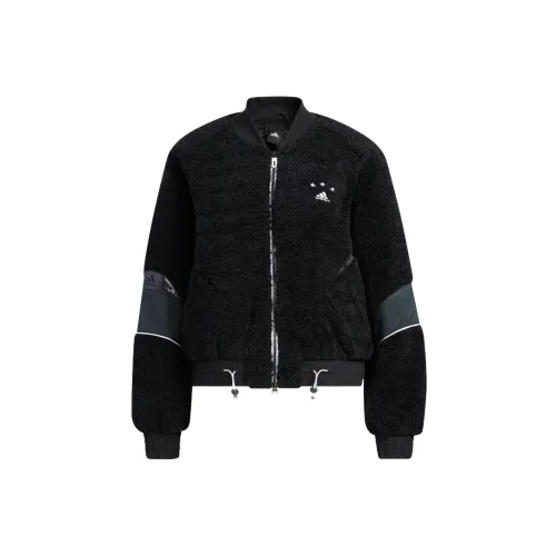 Adidas Cropped Coats Women's Black