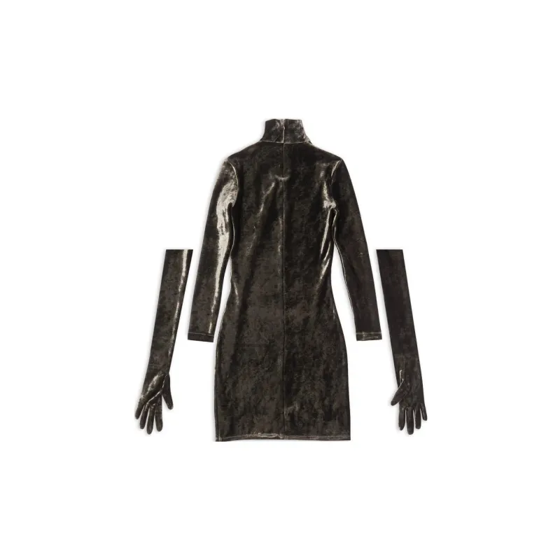 Balenciaga Turtleneck Mini Dress-1