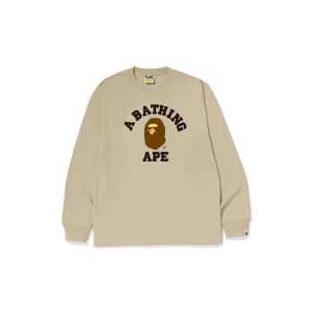 A BATHING APE College L/S Tee