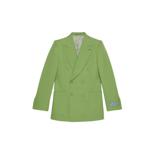 GUCCI Business Suits Men Green