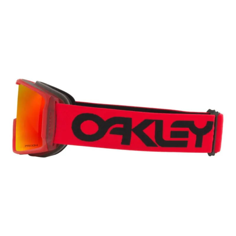 Oakley Line Miner L Windproof Snow Blindness Prevention Coverage Snap Buckle Unisex Ski Goggles-2