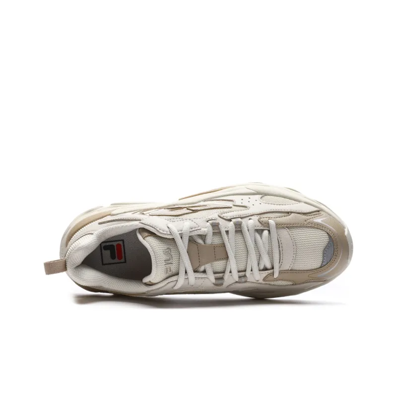 FILA Y2K Cushioning Anti Slip And Wear Resistant Support Low Top Casual Shoes Men's Yellow Brown-3