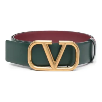 Valentino Classic Minimalist Style Fashion Smooth Buckle Men's Width: 4cm