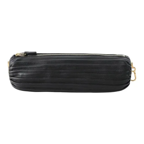 LOEWE Sheepskin Clutch Women's Black