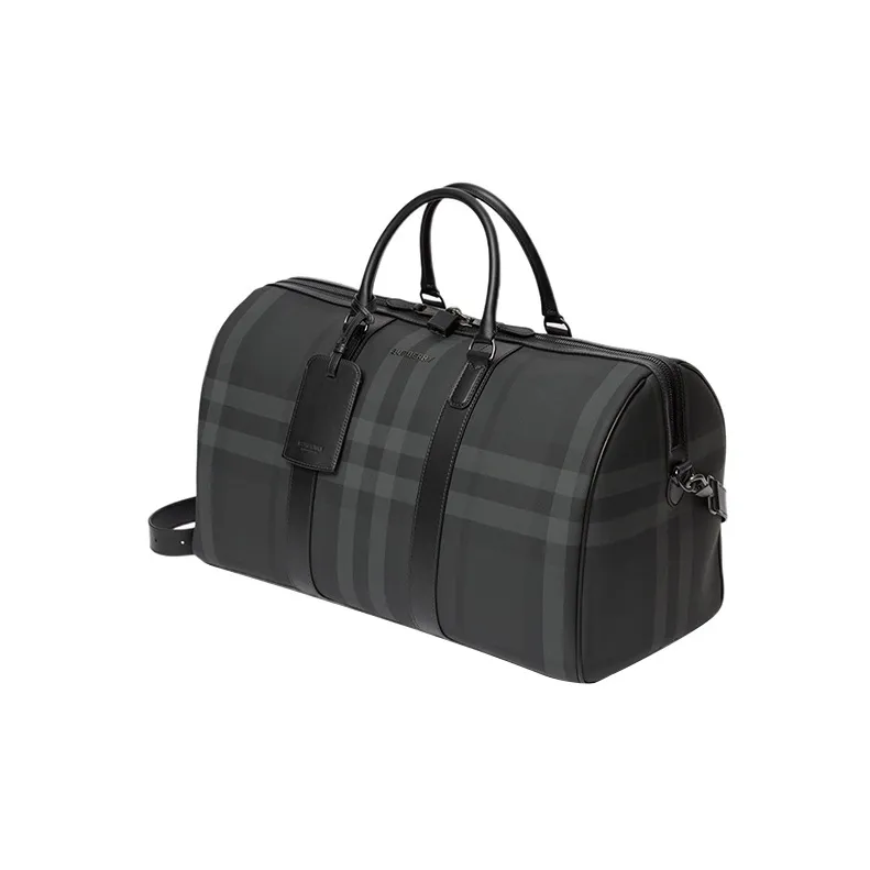 Burberry Seamless Cow Leather Shoulder Bag Crossbody Bag Handbag Regular Men's Charcoal Gray-2