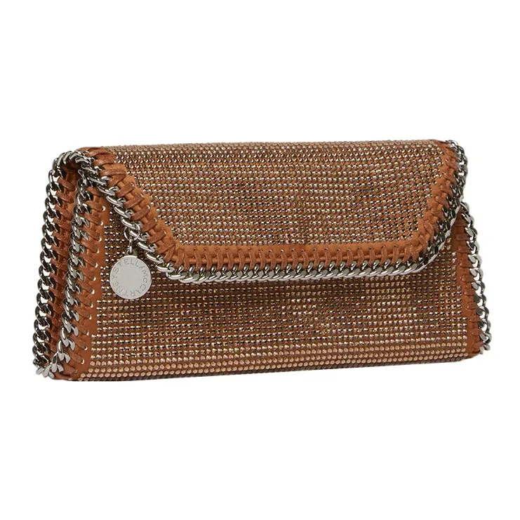 Stella McCartney Falabella Embellished Chain Linked Clutch Bag-1