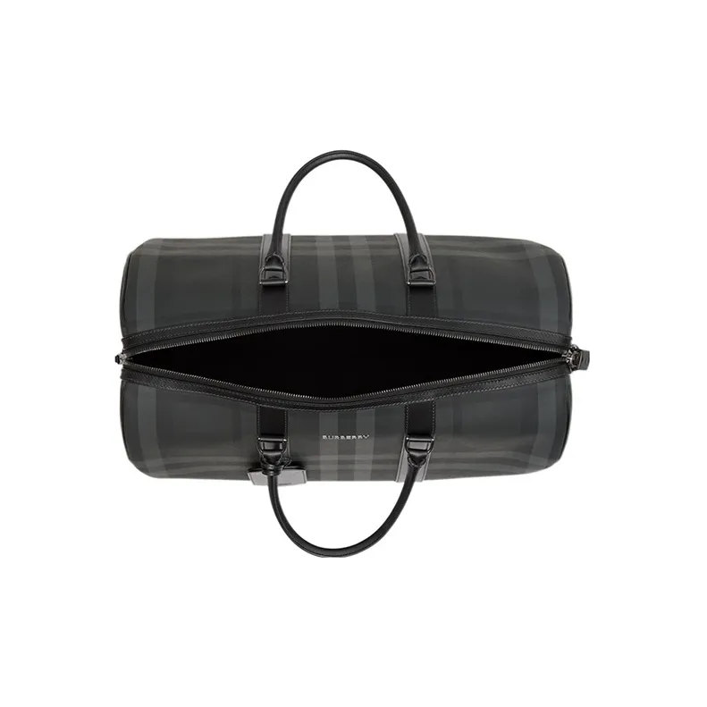 Burberry Seamless Cow Leather Shoulder Bag Crossbody Bag Handbag Regular Men's Charcoal Gray-3