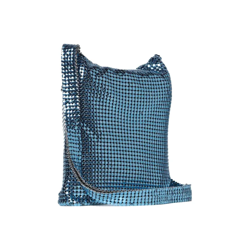 Paco Rabanne Metal Shoulder Bag Crossbody Bag Women's Blue-1